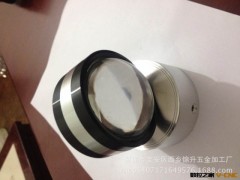 专业CNC数控车床加工背景灯外壳、镜前灯外壳、射灯外壳图2