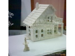 开发智力培养耐心积木房子模具玩具 积木房子石膏模具拼装图2