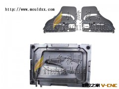 塑料车架模具 注塑护杠模具 注射模具图3