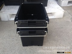 【新开模具】铁耳塑料箱 铁耳周转箱 可堆可叠两用箱 低价促销图3