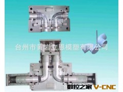 水管接头模具PE水管模具 排水管模具 斜三通管件模具图2