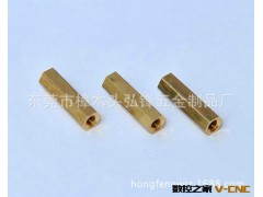 专业提供 六角柱螺母 自动车床件 五金车床件图2