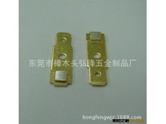 加工定制 铜冲压件 铜镀金打银接点冲压件图2