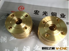 紫铜法兰盘 黄洞法兰 青铜法兰，厂家定做、价格实惠、交货及时图3