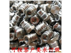 供应304不锈钢对丝接头 外丝液压接头 订做水管宝塔接头/三通图2