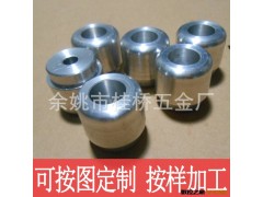 提供数控车床精加工配件 小推车脚轮杆定制6061铝合金/铝杆图2