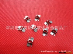 冲压件加工 导电金属片 不锈钢弹簧片 铁片 固定件 弹片 L形片图3
