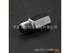 厂家批发内外螺纹六角不锈钢螺母连接件 精密车削五金配件加工图3
