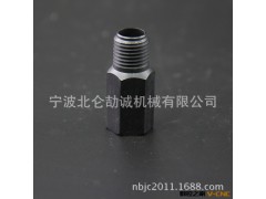 厂家批发内外螺纹六角不锈钢螺母连接件 精密车削五金配件加工图2