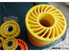 聚氨酯压纸轮，蓝色聚氨酯压纸轮，压纸轮图2