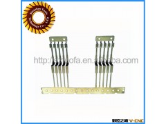 提供精密五金冲压 理疗线用五金连续端子 外壳端子图3