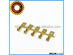 提供精密五金冲压连续端子,镀金端子,黄铜端子加工图2