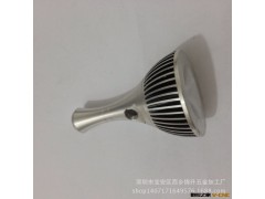 CNC数控车床对外加工，非标件车加工，LED铝制最美镜前灯外壳图2