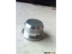 CNC数控车床对外加工灯饰配件 LED铝合金外壳 散热器图3