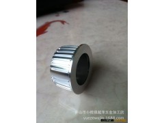 CNC数控车床对外加工灯饰配件 LED铝合金外壳 散热器图3