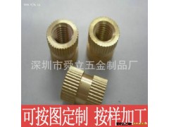 M5滚花铜螺母/304不锈钢六角螺母/非标五金件/四方螺母加工图2