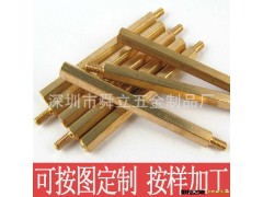【厂家供应】 精密五金件 非标螺柱 电子五金配件  铜件机加工图3