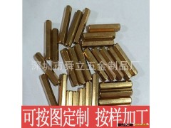 【厂家供应】 精密五金件 非标螺柱 电子五金配件  铜件机加工图2