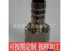 六角对丝接头/304不锈钢外丝/可订做铜质锥度螺纹密封接头加工图2