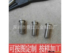 订做非标手调螺丝/手拧调节螺丝/滚花螺母/非标不锈钢螺母加工图3