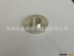 铝合金齿轮加工，数控自动车铣加工，钻孔攻牙加工图2