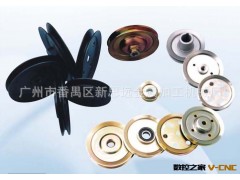 广州番禺 定制加工精密金属皮带轮 同步带轮 双槽皮带轮图3