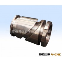 精密机械汽车零配件 铝合金零件 气动阀体加工	厂家定制