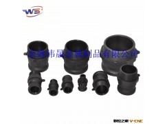 F型塑料管件接头 DN15化工管道配件PP塑料接头 1/2螺纹接头图2