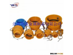 2.5寸外螺纹塑料快速接头 凸轮锁紧水管接头 扳把式尼龙接头图2