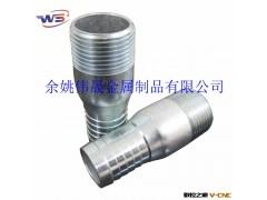 宁波接头厂家批发不锈钢金属软管接头 碳钢螺纹水管接头 KC接头图2