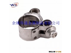 供应单头实心强力喉箍 强力不锈钢管道卡箍 不锈钢抱箍图2