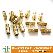 【东莞黄江】 自动车床加工 铜螺丝螺母车削加工 铜棒材车床加工