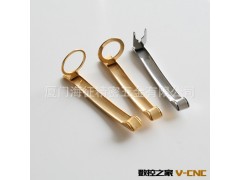 厂家专业加工金属笔夹 宝珠笔金属笔夹加工图3