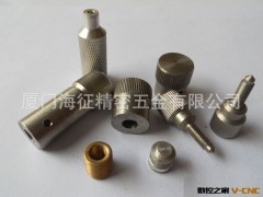 厦门自动车床加工非标五金车削件 表面带直花压花图2