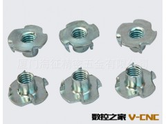 厂家定制优质家具  不锈钢 铝四爪螺母图2