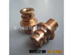 厂家CNC精加工铜零件 CNC加工中心加工非标铜零件图2