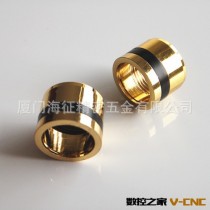 精密五金铜套加工 机械连接件铜套加工 车加工铜套