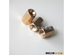 非标六角螺母 铜六角螺母 长六角螺母柱图2