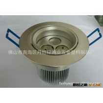 厂家供应新款天花灯外壳套件 铝合金天花灯外壳 天花灯外壳加工