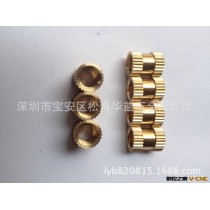 厂家直销环保铜螺母.注塑铜螺母.滚花铜螺母.各种规格齐全