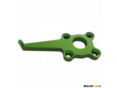 CNC加工罕见绿色阳极,定制零配件图2