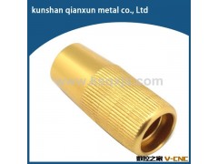 金色阳极铝配件，CNC车加工，铝加工图2