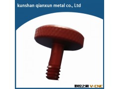 CNC 车削加工件 铝合金加工 红色黑色阳极图3