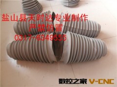 供应缝制防护罩、硅胶布防尘罩、耐温、防火防护罩、丝杠防护罩图3