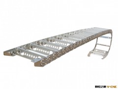供应美观耐用型机床拖链 钢铝拖链 钢制拖链 TL65型桥式钢铝拖链图3