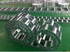厂家直销专利产品带尼龙套钢制拖链.坦克链.对电缆其双层保护作用图3