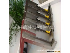 供应全国 批发特殊钢材制作的机床导轨伸缩式钢板防护罩图3