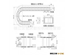 供：江苏  重庆  成都TL-65系列钢铝拖链 耐腐蚀全封闭拖链图3