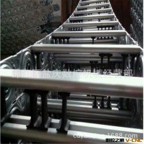 成都盐庆专业高品质坦克式钢铝拖链，重庆桥式穿线拖链，电缆拖链
