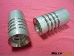 供应LED舞台灯具配件外壳 照明五金灯饰铝外壳加工图2